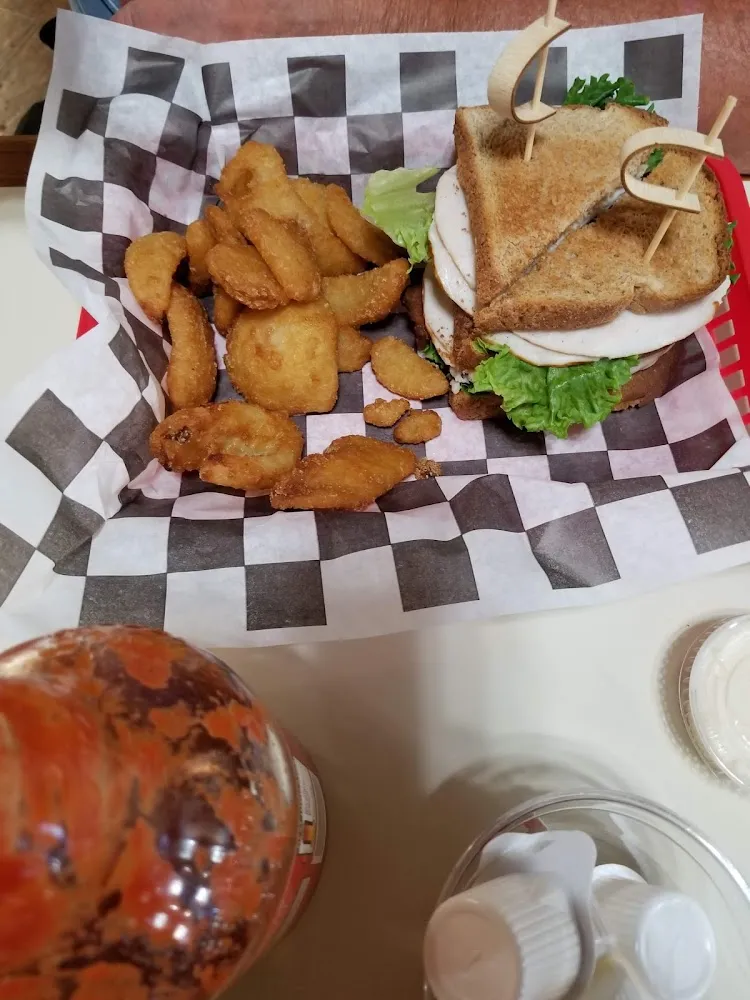 Turkey Club and Onion Petals
